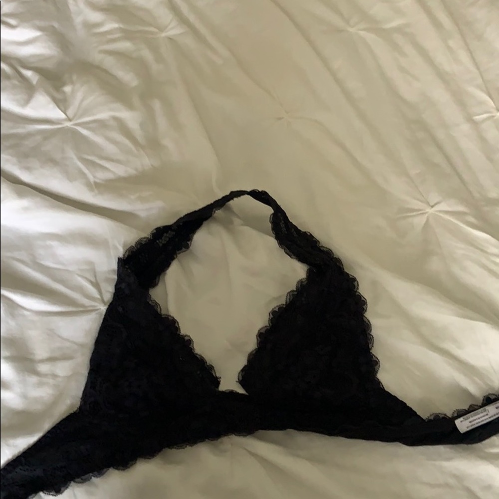 Free people navy lace bralette